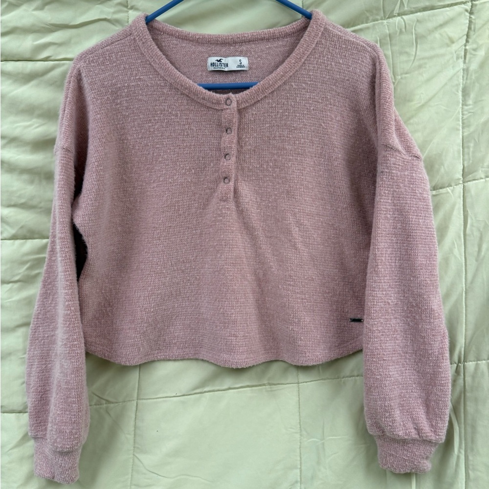 Hollister Dusty Pink Knit Sweater